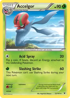 Accelgor [Series Championship] #12 from Noble Victories Pokémon card set
