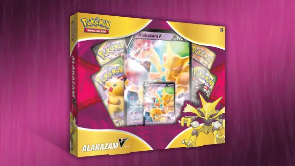 Alakazam V Box Pokémon Card from Pokemon Vivid Voltage Set