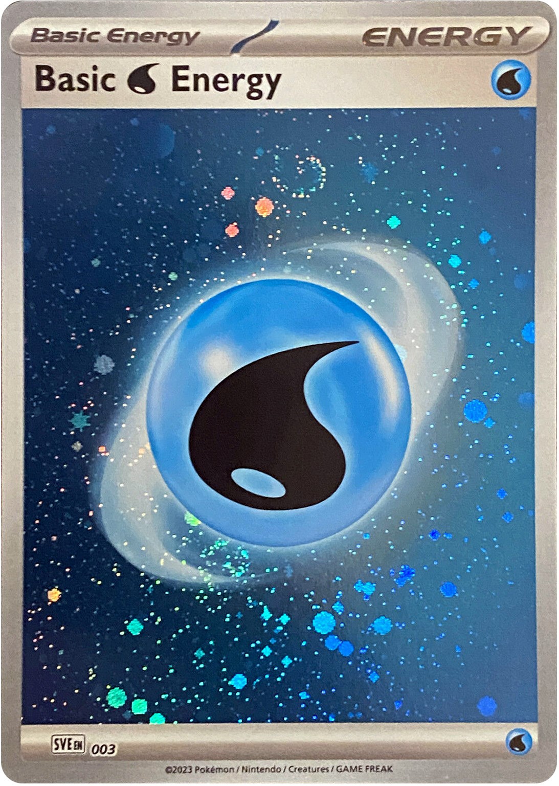 Basic Water Energy [Holo] #11 Pokémon Card from Pokemon Scarlet & Violet 151 Set 
