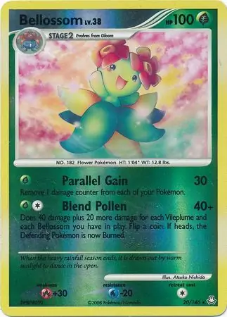 Bellossom [Reverse Holo] #20 from Legends Awakened Pokémon card set