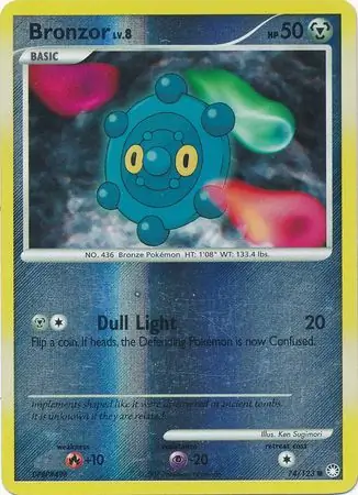 Bronzor [Reverse Holo] #74 Pokémon Card from Pokemon Mysterious Treasures Set 