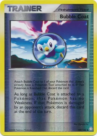 Bubble Coat [Reverse Holo] #129 Pokémon Card from Pokemon Legends Awakened Set 