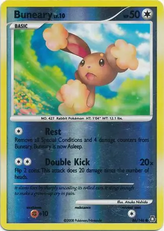 Buneary [Reverse Holo] #86 Pokémon Card from Pokemon Legends Awakened Set 