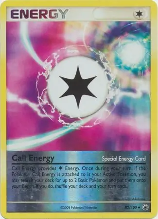Call Energy [Reverse Holo] #92 from Majestic Dawn Pokémon card set