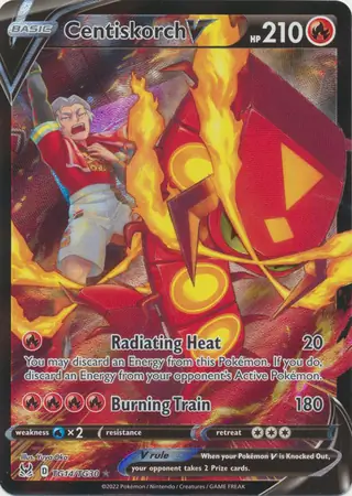 Centiskorch V #TG14 from Lost Origin Pokémon card set