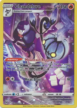 Chandelure #TG04 Pokémon Card from Pokemon Lost Origin Set