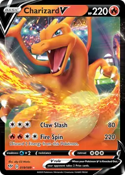 Charizard V [Play] #19 from Darkness Ablaze Pokémon card set