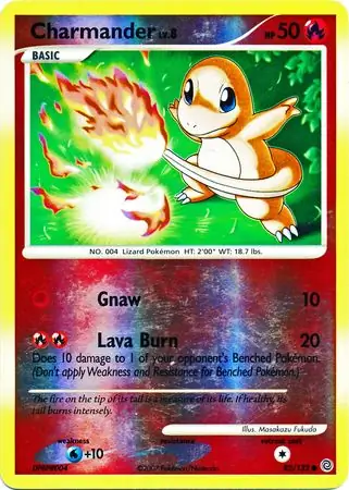 Charmander [Reverse Holo] #82 from Secret Wonders Pokémon card set