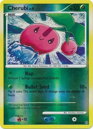 Cherubi [Reverse Holo] #56 Pokémon Card from Pokemon Stormfront Set 