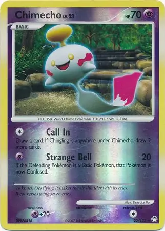Chimecho [Reverse Holo] #22 Pokémon Card from Pokemon Mysterious Treasures Set 