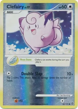 Clefairy [Reverse Holo] #83 from Secret Wonders Pokémon card set