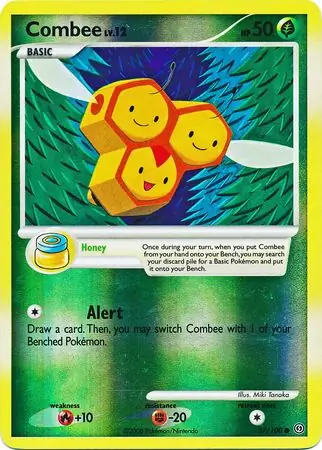Combee [Reverse Holo] #57 Pokémon Card from Pokemon Stormfront Set 