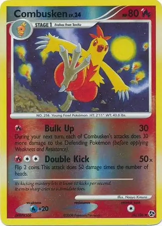 Combusken [Reverse Holo] #35 from Great Encounters Pokémon card set