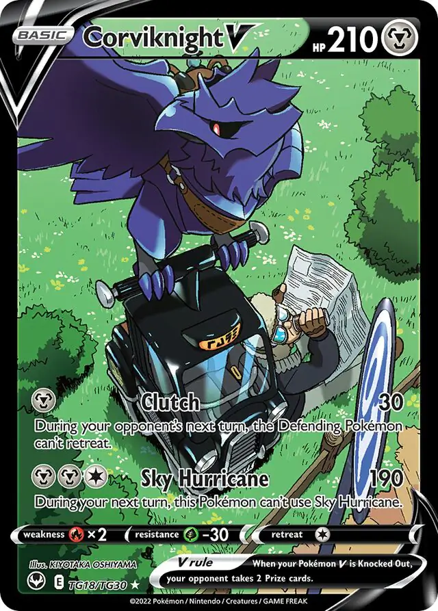 Corviknight V #TG18 Pokémon Card from Pokemon Japanese Paradigm Trigger Set