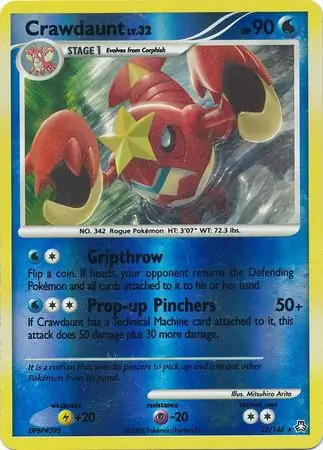 Crawdaunt [Reverse Holo] #22 Pokémon Card from Pokemon Legends Awakened Set 
