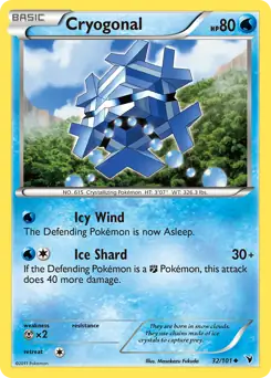Cryogonal [League Promo] #32 from Noble Victories Pokémon card set