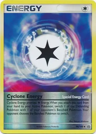 Cyclone Energy [Reverse Holo] #94 Pokémon Card from Pokemon Stormfront Set 