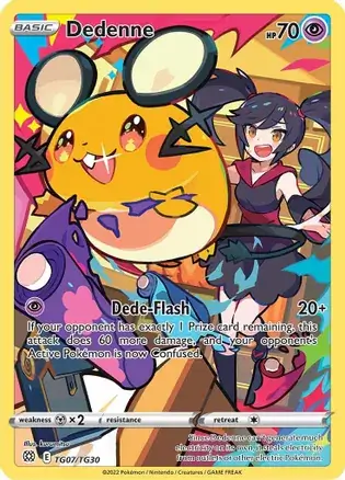 Dedenne #TG07 Pokémon Card from Pokemon Brilliant Stars Set