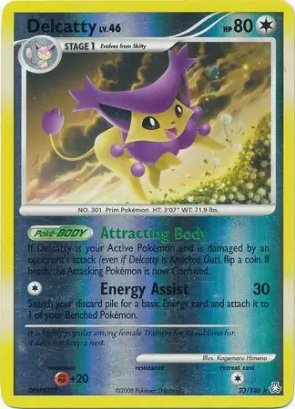 Delcatty [Reverse Holo] #23 Pokémon Card from Pokemon Legends Awakened Set 