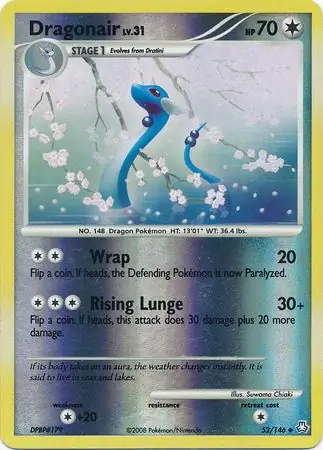 Dragonair [Reverse Holo] #52 from Legends Awakened Pokémon card set