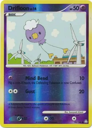 Drifloon [Reverse Holo] #92 Pokémon Card from Pokemon Legends Awakened Set 