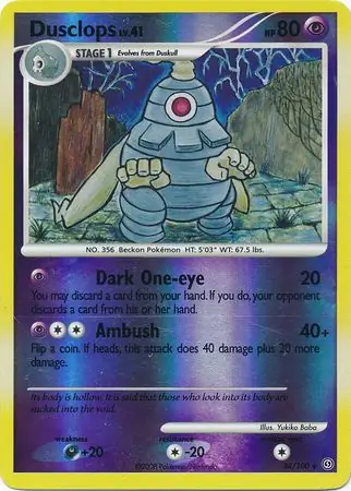 Dusclops [Reverse Holo] #34 Pokémon Card from Pokemon Stormfront Set 