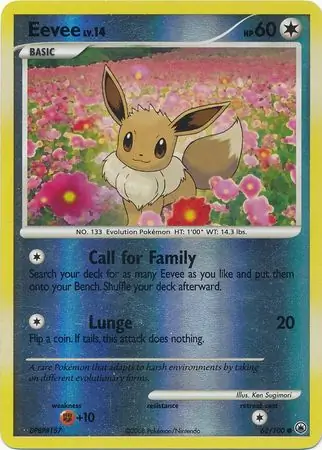 Eevee [Reverse Holo] #62 from Majestic Dawn Pokémon card set