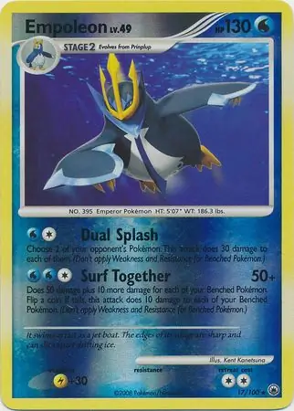 Empoleon [Reverse Holo] #17 from Majestic Dawn Pokémon card set
