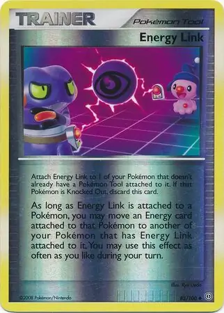 Energy Link [Reverse Holo] #83 Pokémon Card from Pokemon Stormfront Set 