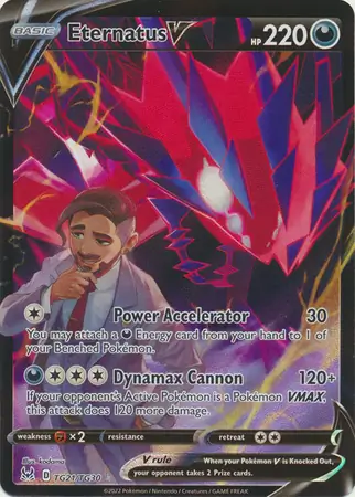 Eternatus V #TG21 from Lost Origin Pokémon card set