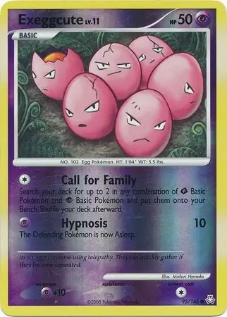 Exeggcute [Reverse Holo] #93 Pokémon Card from Pokemon Legends Awakened Set 