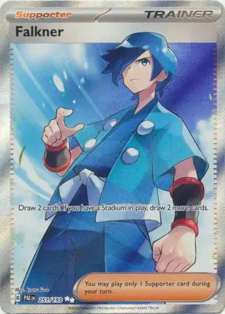 Falkner #251 Pokémon Card from Pokemon Paldea Evolved Set 