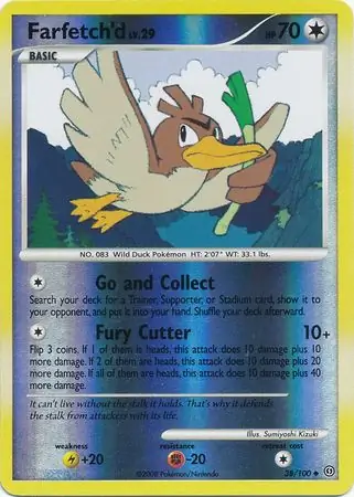 Farfetch'd [Reverse Holo] #38 Pokémon Card from Pokemon Stormfront Set 