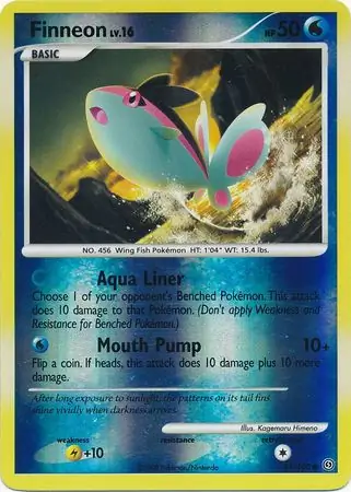 Finneon [Reverse Holo] #61 Pokémon Card from Pokemon Stormfront Set 