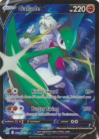 Gallade V #TG19 from Lost Origin Pokémon card set