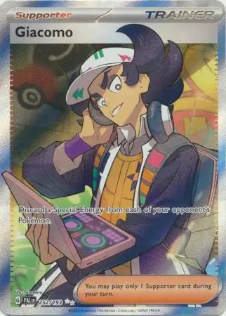 Giacomo #252 Pokémon Card from Pokemon Paldea Evolved Set
