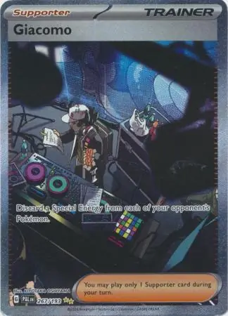 Giacomo #267 from Paldea Evolved Pokémon card set