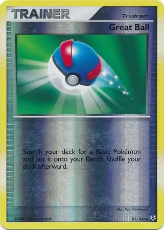 Great Ball [Reverse Holo] #85 Pokémon Card from Pokemon Stormfront Set 