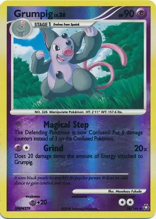 Grumpig [Reverse Holo] #56 Pokémon Card from Pokemon Battle Styles Set 