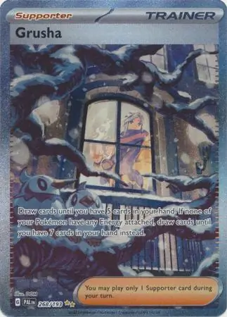 Grusha #268 from Paldea Evolved Pokémon card set