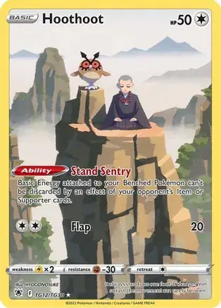 Hoothoot #TG12 from Astral Radiance Pokémon card set