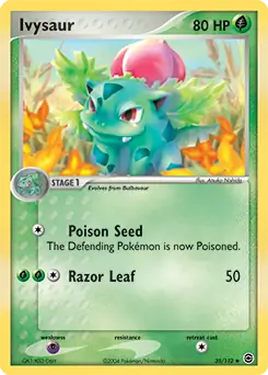 Ivysaur #35 from Crystal Guardians Pokémon card set