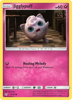 Jigglypuff [Spanish] #14 from Detective Pikachu Pokémon card set