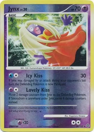 Jynx [Reverse Holo] #30 Pokémon Card from Pokemon Hidden Fates Set 