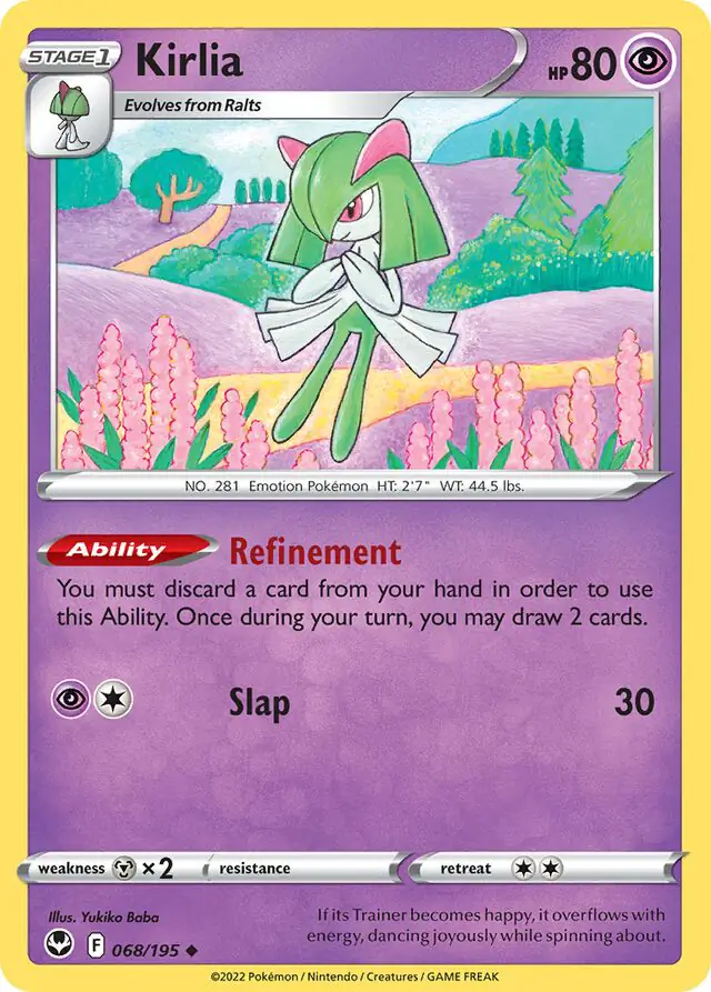 Kirlia [Prize Pack] #68 from Silver Tempest Pokémon card set