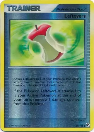 Leftovers [Reverse Holo] #99 from Great Encounters Pokémon card set