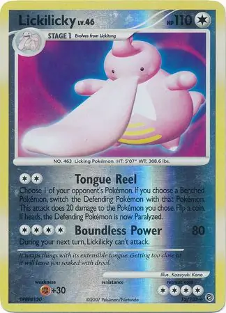 Lickilicky [Reverse Holo] #12 Pokémon Card from Pokemon Secret Wonders Set 