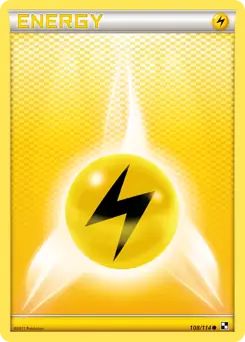 Lightning Energy [Play] #108 Pokémon Card from Pokemon Black & White Set 