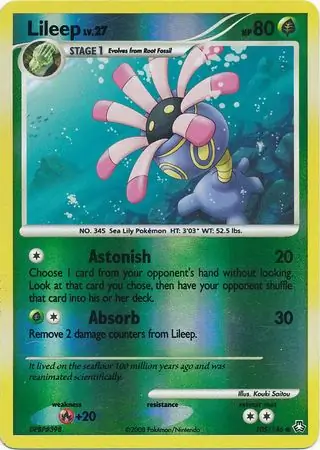 Lileep [Reverse Holo] #105 Pokémon Card from Pokemon Legends Awakened Set 