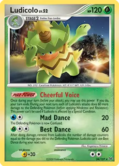 Ludicolo [Prize Pack] #34 Pokémon Card from Pokemon Evolving Skies Set 